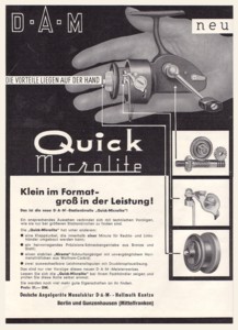 Neuheiten-Reklame vom 1. März 1961